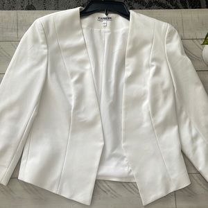 Express white cropped blazer